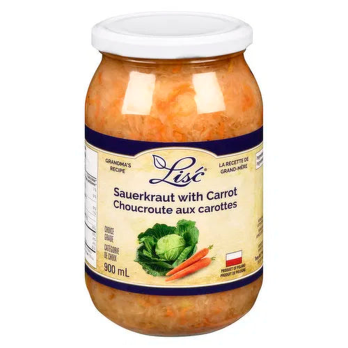 Lisc - Sauerkraut With Carrot, 900 ml