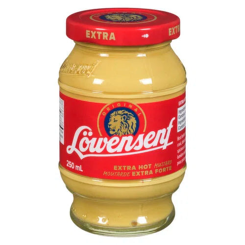 Lowensenf - Extra Hot Mustard, 250 Millilitre