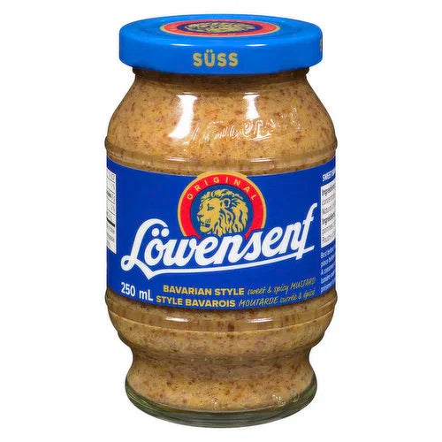 Lowensenf - Bavarian Style Mustard Sweet & Spicy, 250 Millilitre