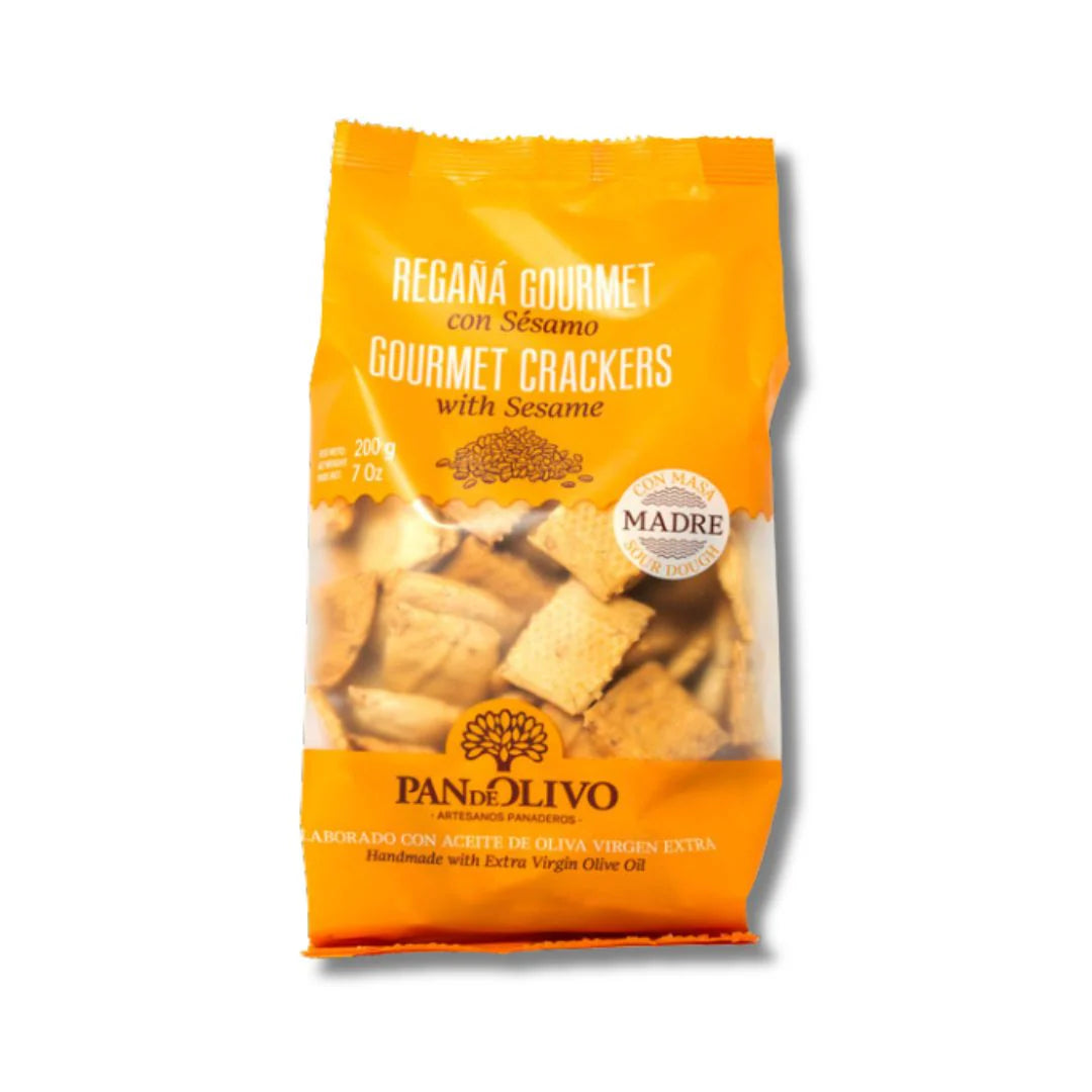 Pan de Olivo Regañá Gourmet Crackers with Sesame