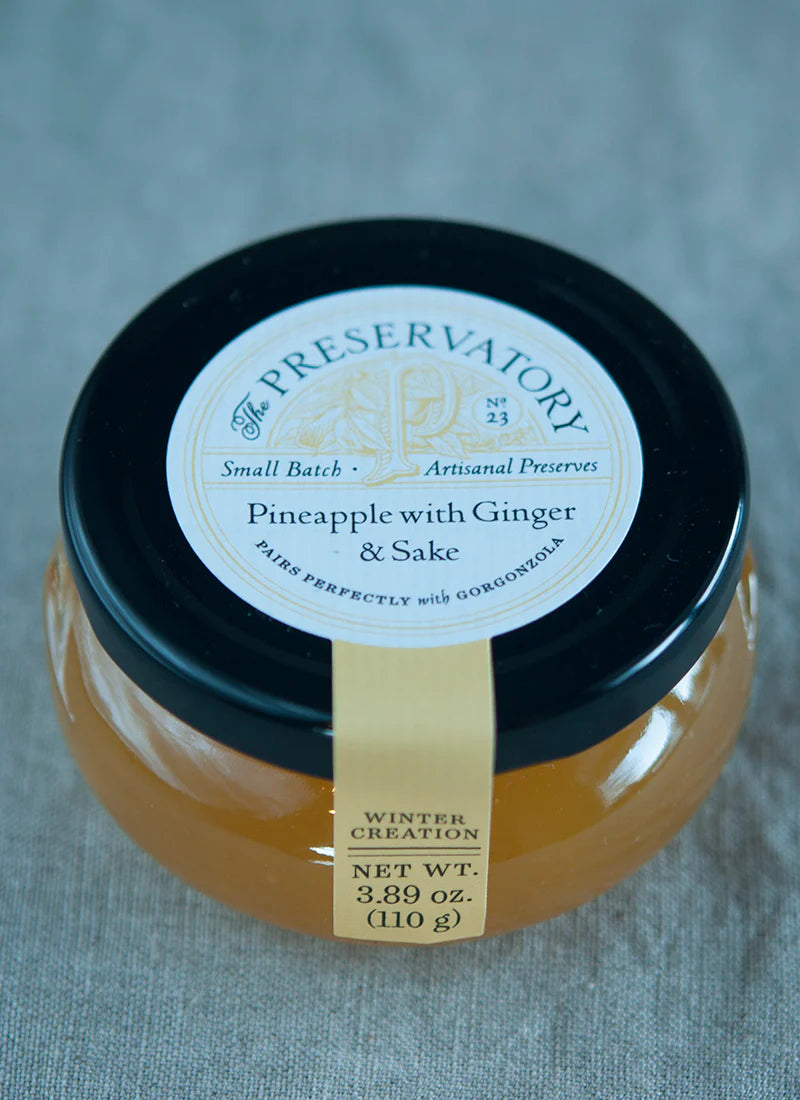 Pineapple with Ginger & Sake