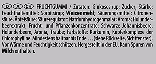 Haribo Pasta Frutta Fizz, Gummy Bears, Wine Gum, Fruit Gum, in a Bag, 175 g