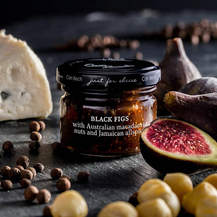JUST FOR CHEESE Black Figs - Macadamia Nuts+Allspice Sweet Sauce, 32g