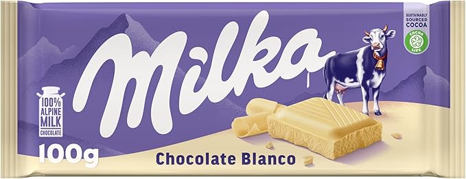 Milka White Chocolate Bar (100g)