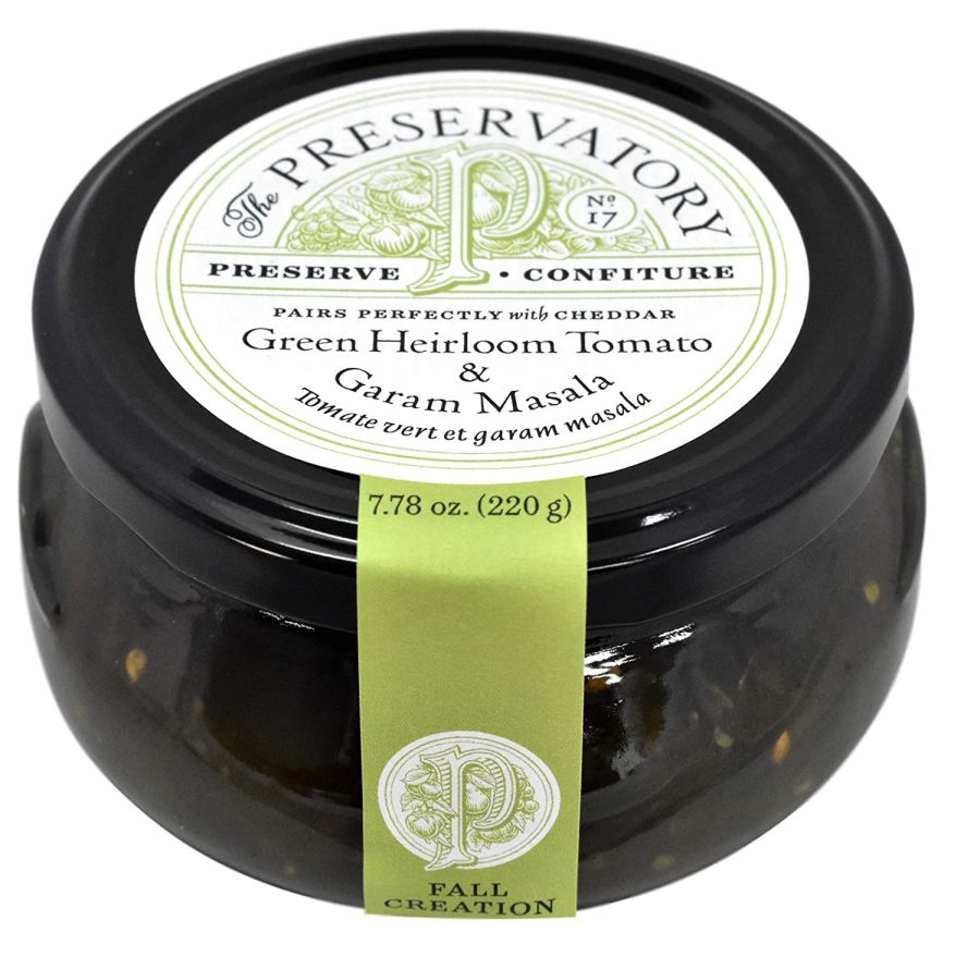 The Preservatory Green Heirloom Tomato & Garam Marsala Preserve - 7.78 oz JarEmpty