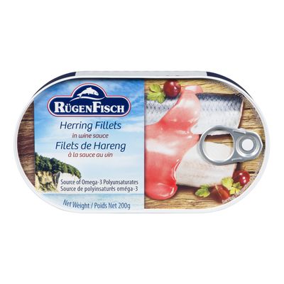 Herring Fillets in Wine Sauce