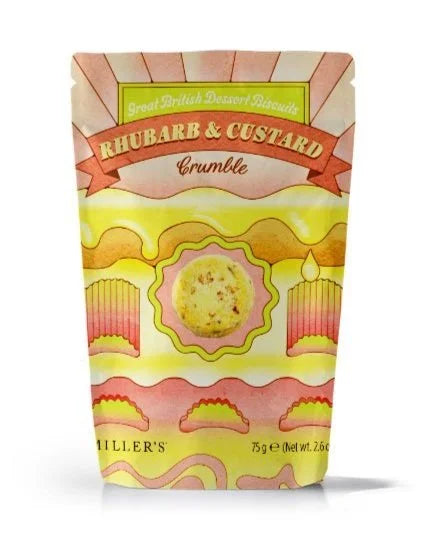 RHUBARB CUSTARD CRUMBLE