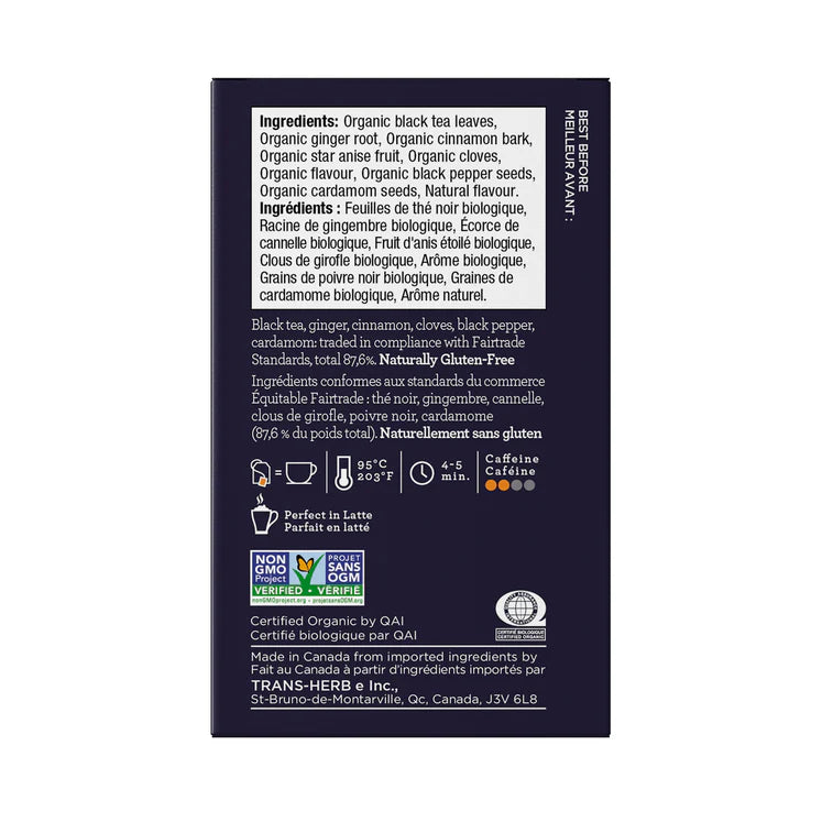 Black Organic Fairtrade Chai Tea