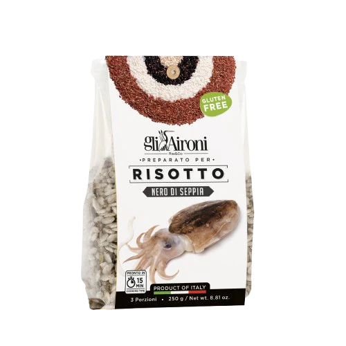 Gli Aironi Risotto Nero Di Seppia - Squid Ink