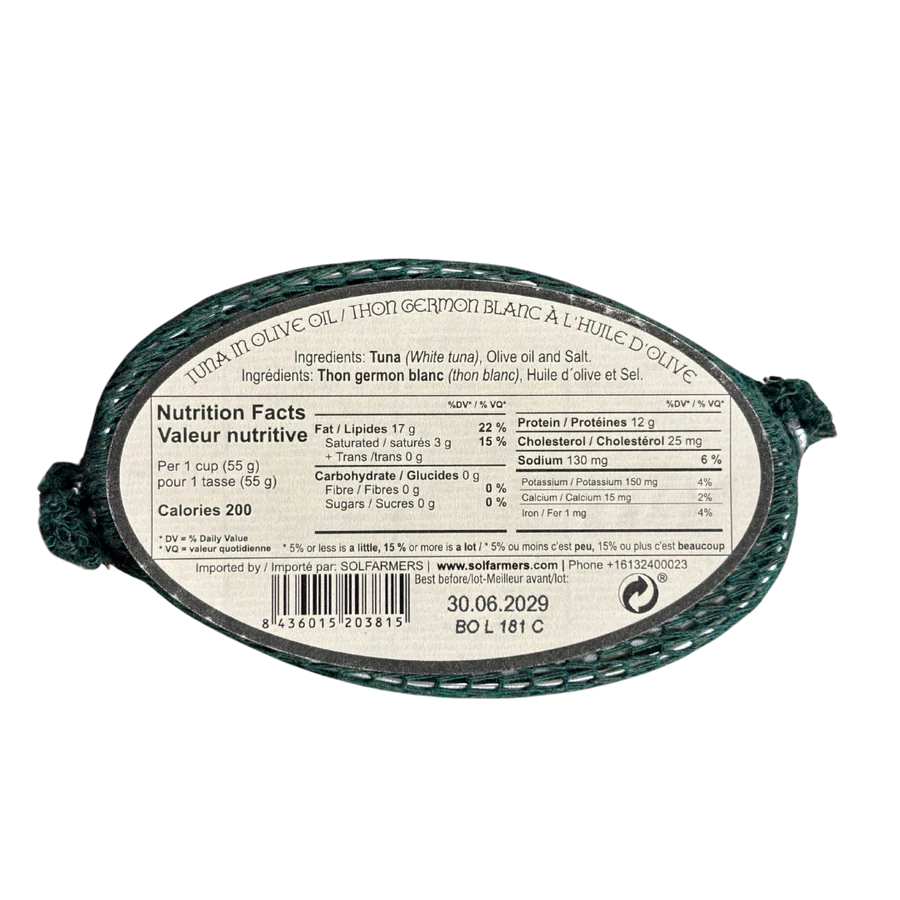 Gourmet White Tuna in Olive Oil - Bonito del Norte en Aceite de Oliva. Conservas de Cambados