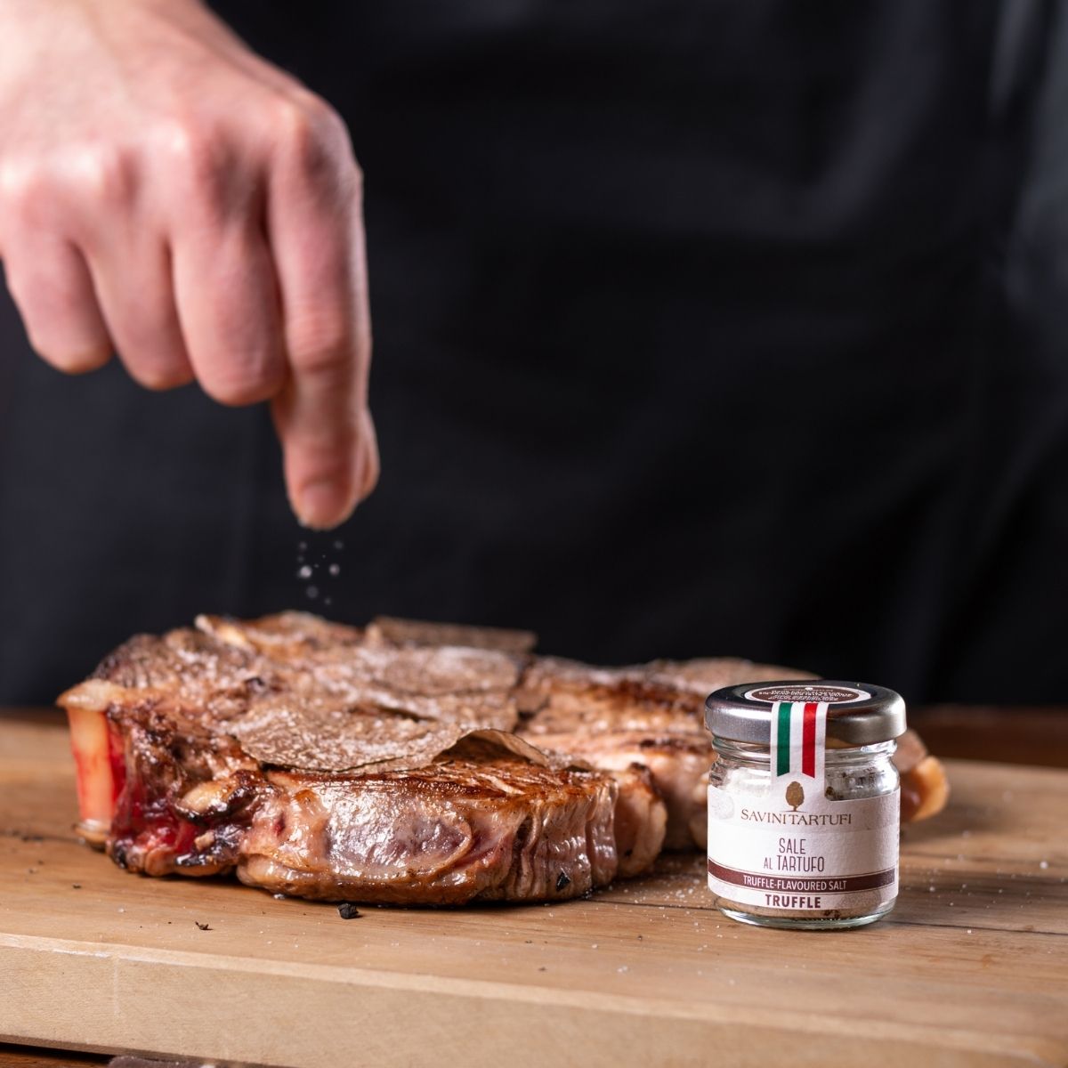 Truffle-flavoured salt