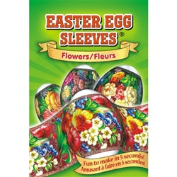 Easter Egg Sleeves - Flowers II - Set of 7