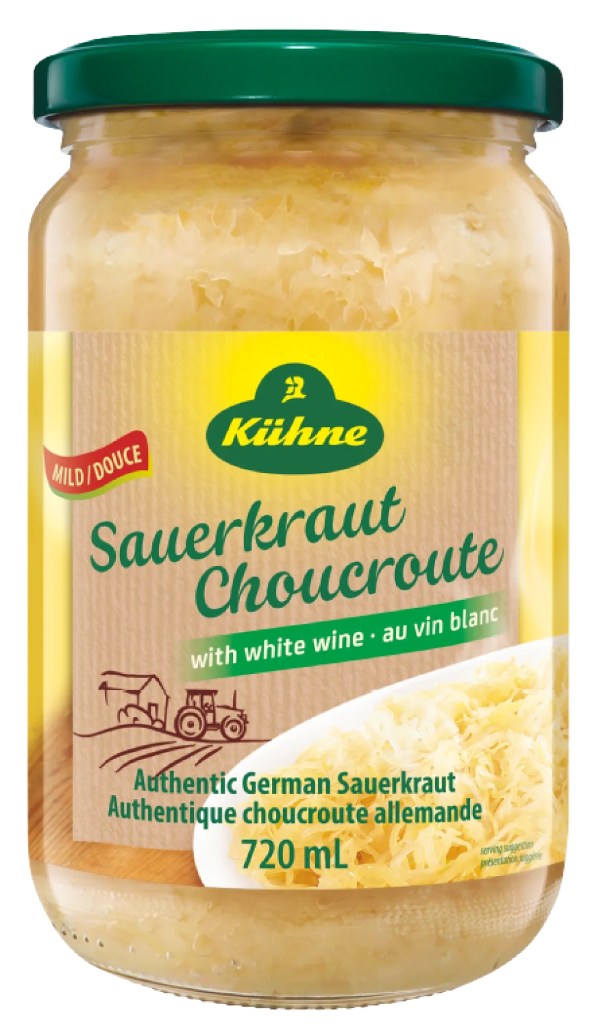Sauerkraut with white wine