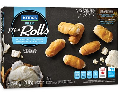 Feta and ricotta cheese
