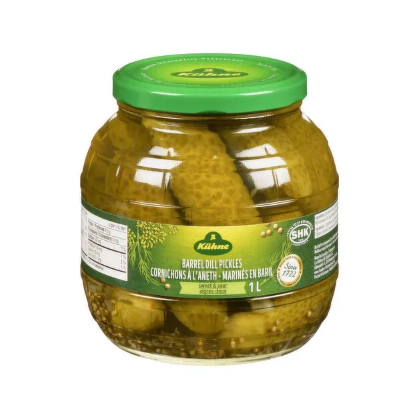 Kühne - Barrel Dill Pickles - 1 Liter