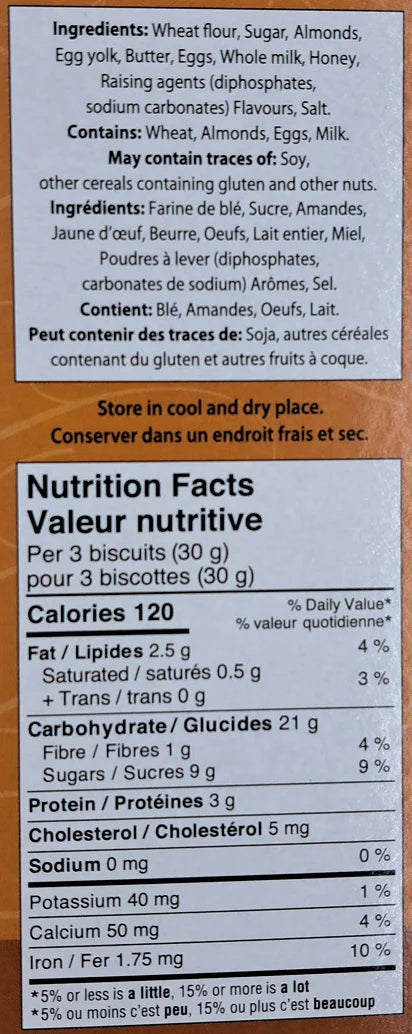 La Famiglia Cantuccini Biscuits - Almonds 250g