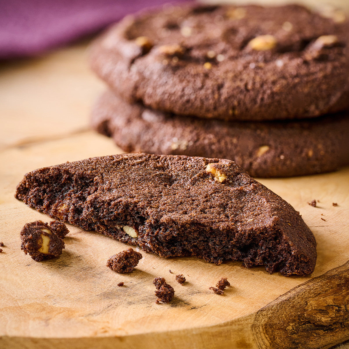 Triple Chocolate Biscuits