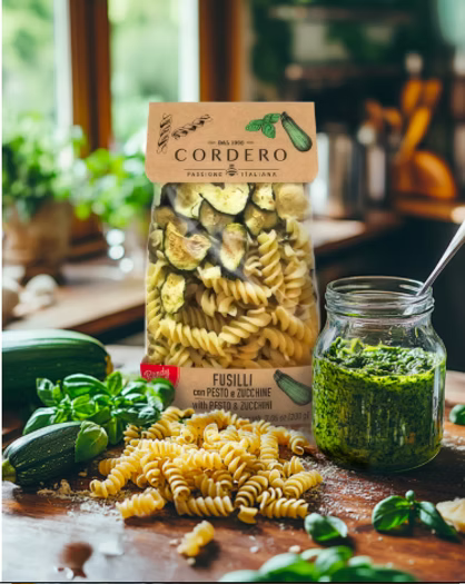 Fusilli with pesto and courgettes 200g