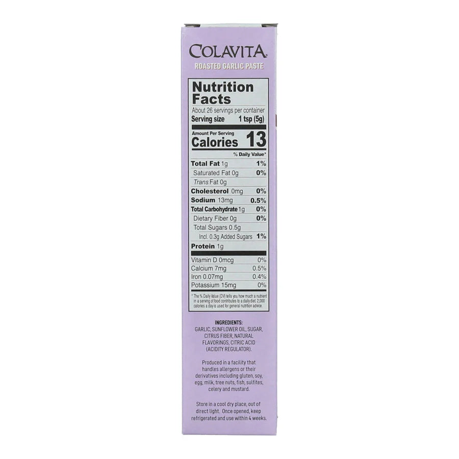 Colavita Roasted Garlic Paste - Tube, 4.5 Ounce