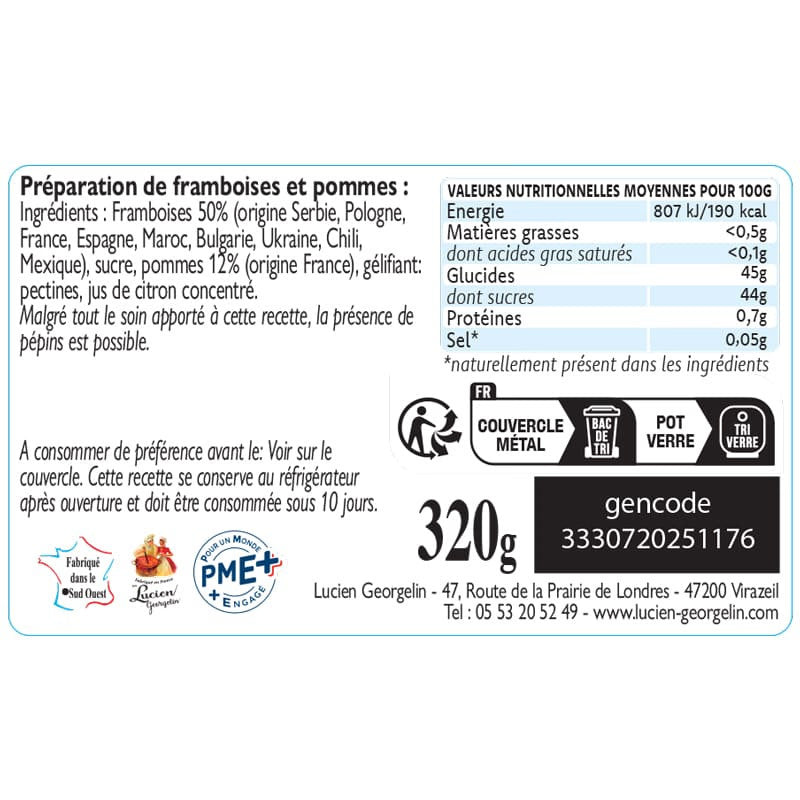 Raspberry preparation-raspberry- 320ml