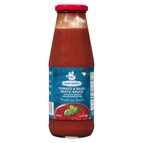 San Remo - Pasta Sauce - Tomato & Basil 720ml