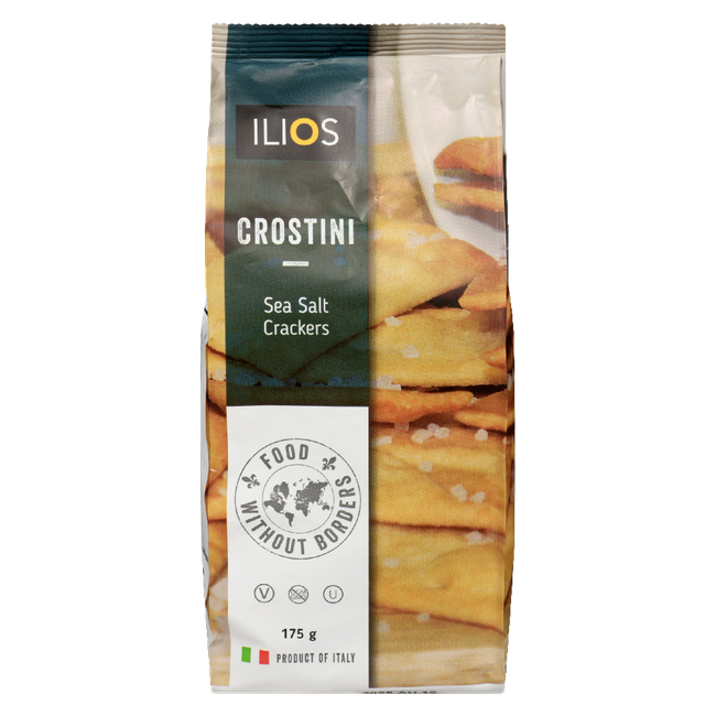 Ilios - Crostini Olive Crackers With Sea Salt