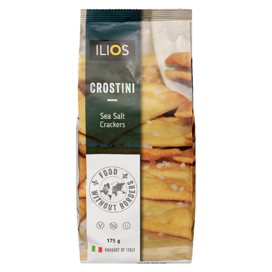 Ilios - Crostini Olive Crackers With Sea Salt