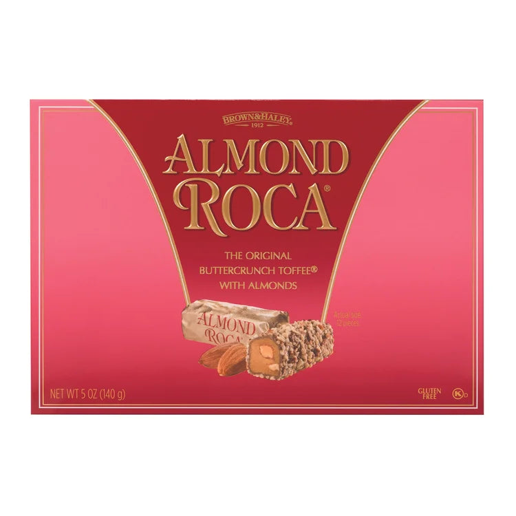 Almond Rocca Gift Box 5 oz Almond ROCA Gift Box – GRECOS