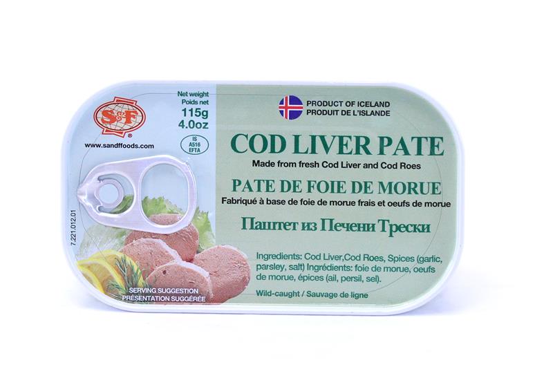 S&F Cod Liver Pate 125g