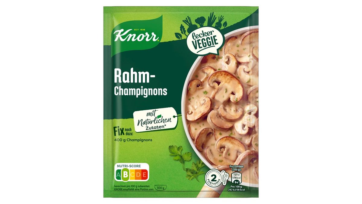 Knorr Fix Creamy Mushroom Sauce (Rahm Champignons) 33g