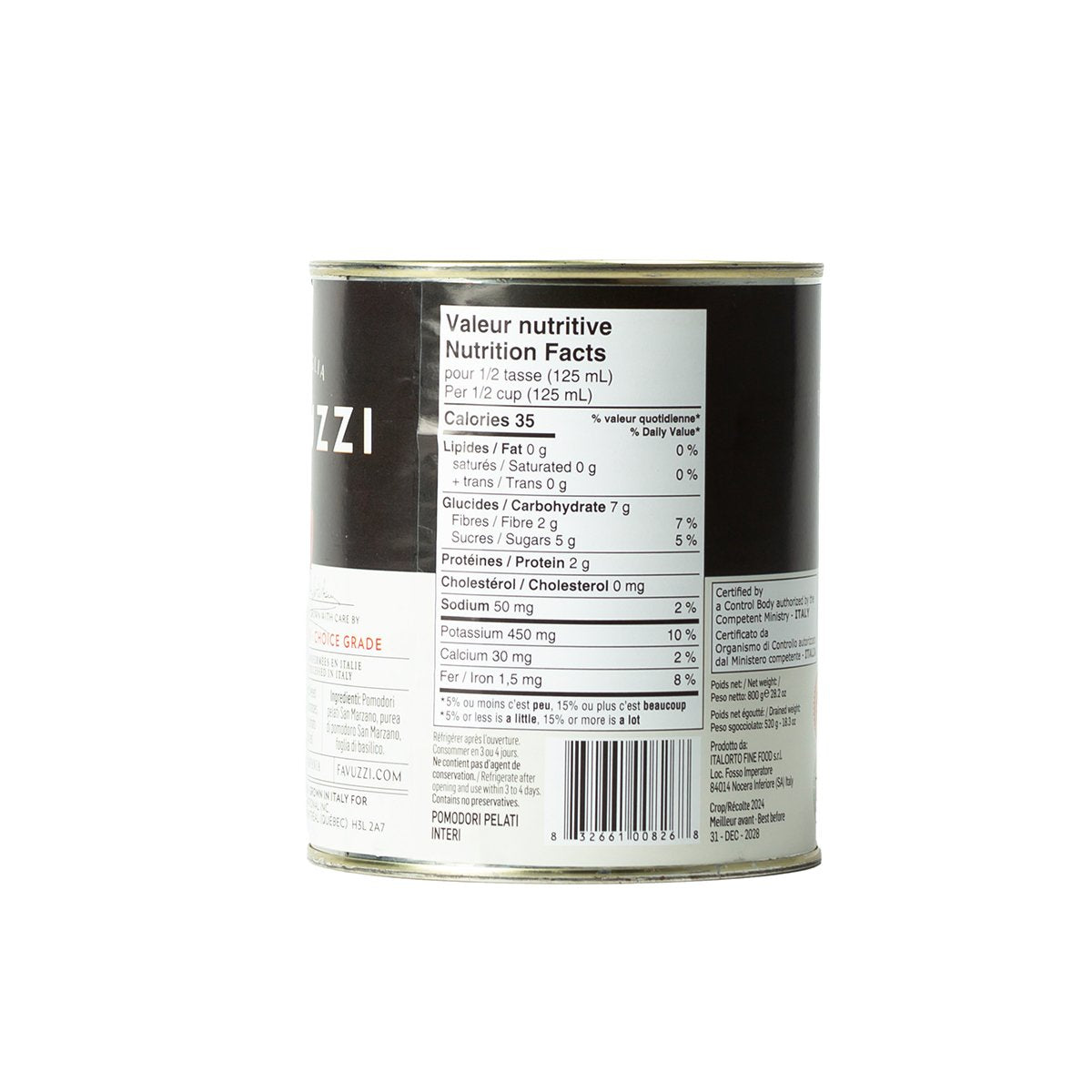 San Marzano P.D.O tomatoes