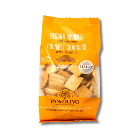 Pan de Olivo Regañá Gourmet Crackers with Sesame