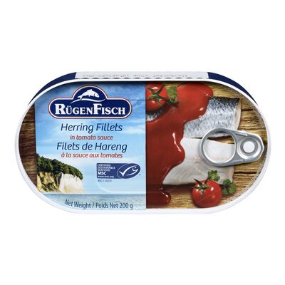 Tomato Sauce Marinated Herring Fillet