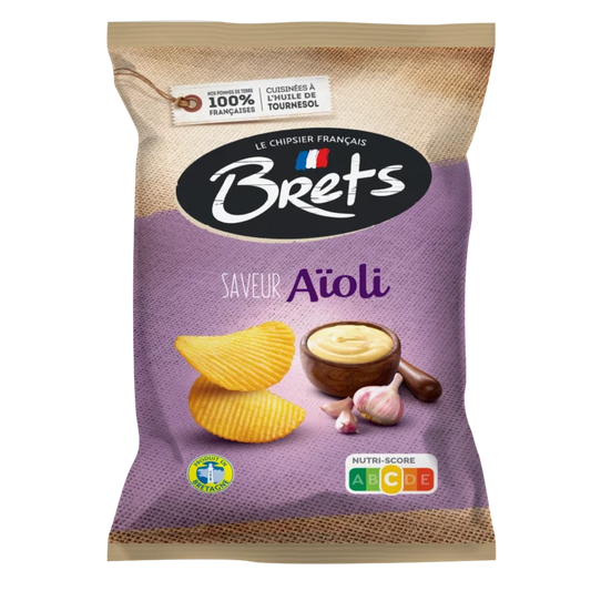 Brittle Brets Aioli Flavored Chips
