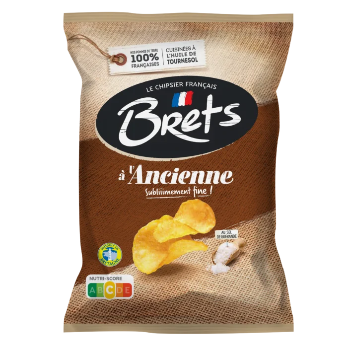 Brets Old-Fashioned Chips with Guérande Salt