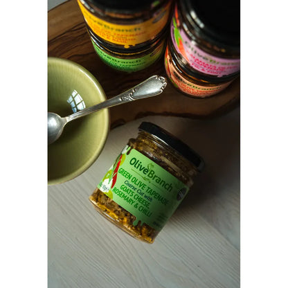 Olive Branch Goat Cheese, Rosemary & Chilli Olive Tapenade