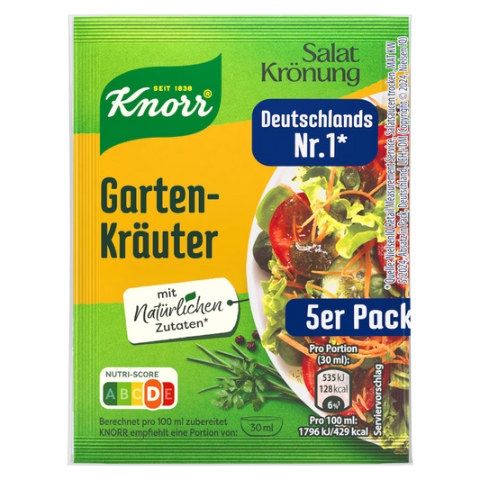 Knorr Salatkrönung Gartenkräuter Dressing 5er-Pack