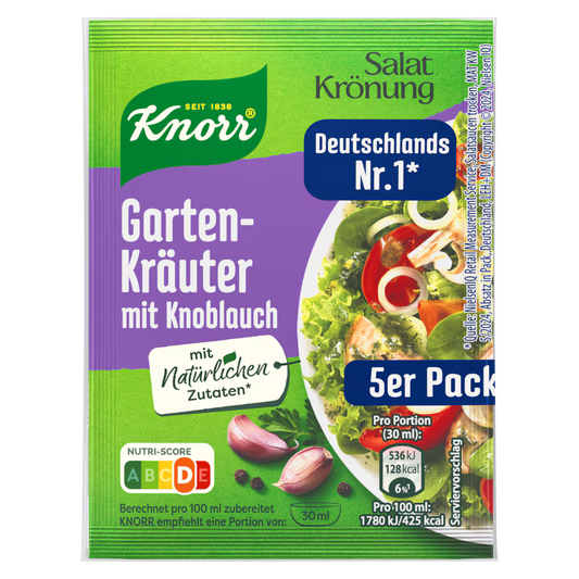 Knorr Salad Dressing Garden Herbs Garlic Dressing 5-pack