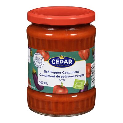 Cedar Phoenicia Mild Ajvar Vegetable Spread
