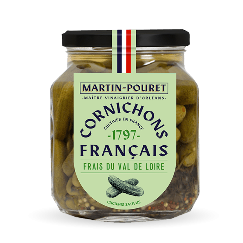 Fresh Loire Valley pickled gherkins 270g