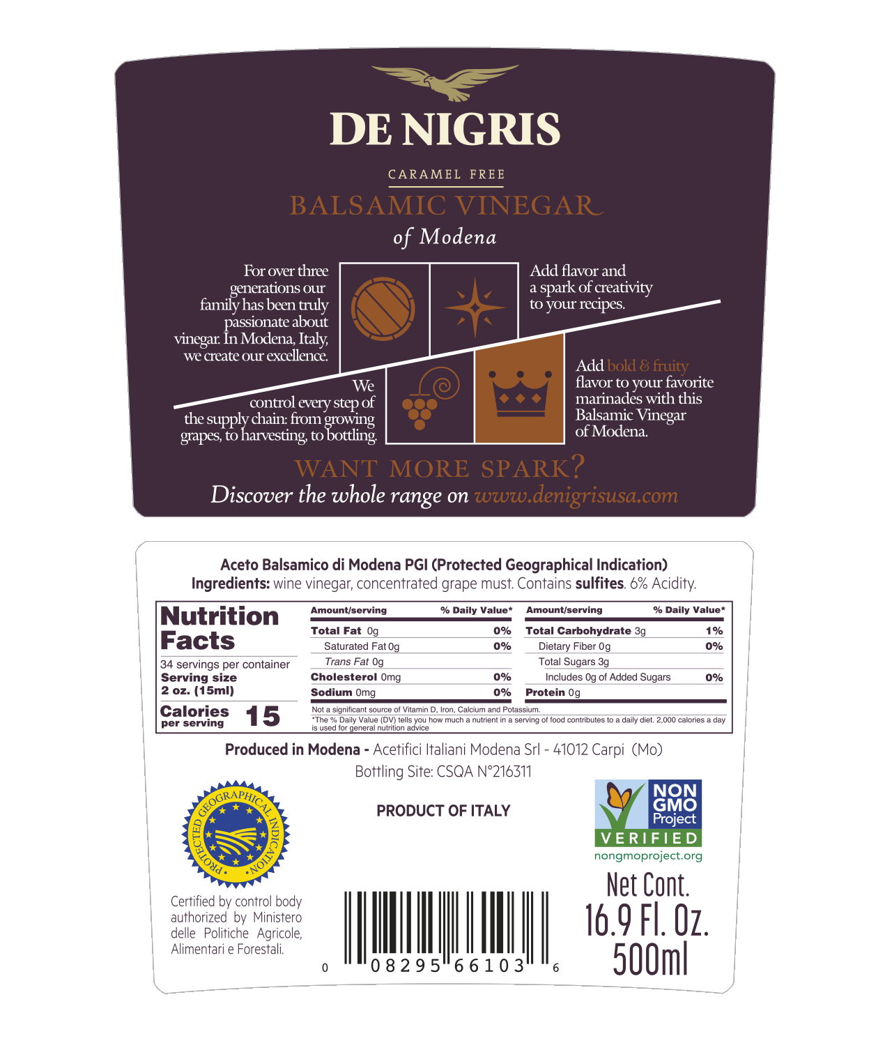 Bold & Fruity Balsamic Vinegar of Modena