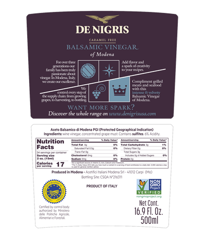 Round & Velvety Balsamic Vinegar of Modena - Medium density