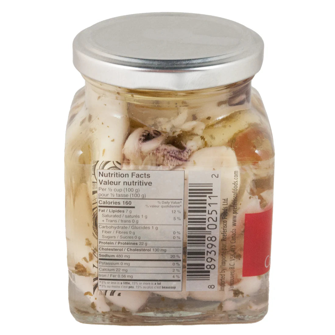 Squid Marinated in Oil