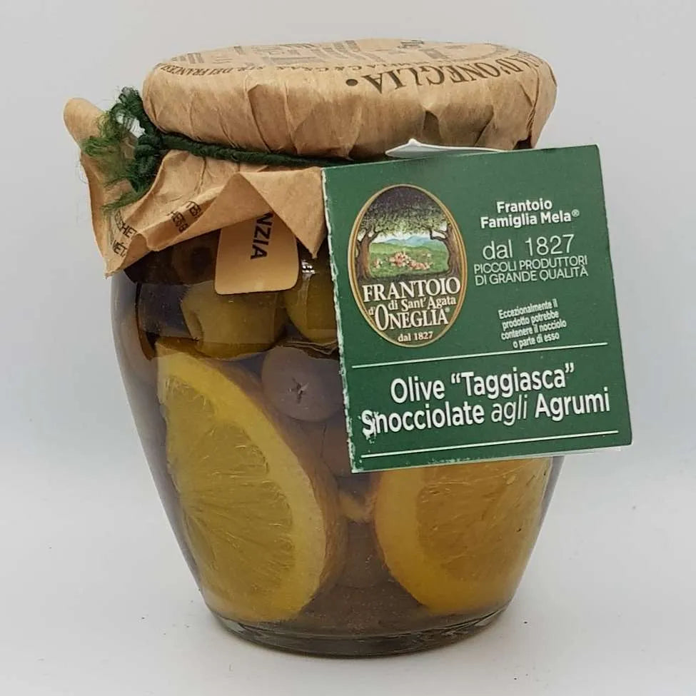 Taggiasca Olives with Citrus Fruits