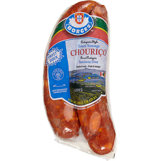 Borges Sweet Chourico Sausage