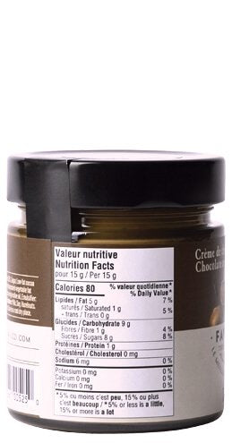 Chocolate and hazelnuts cream