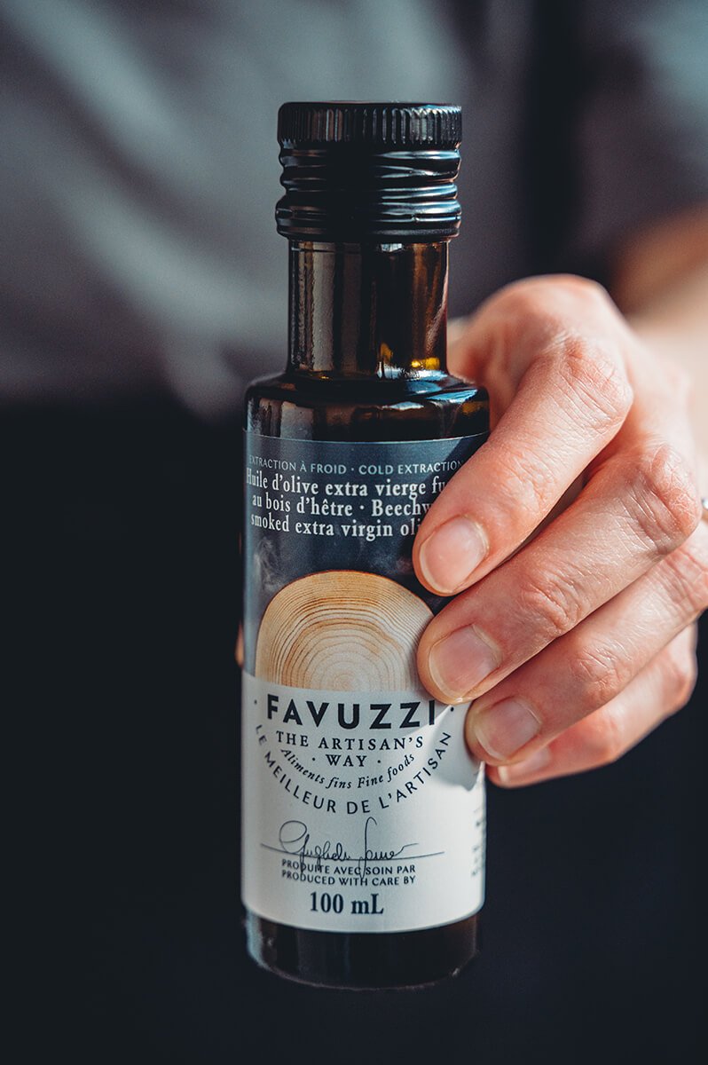 Beechwood smoked extra virgin olive oil