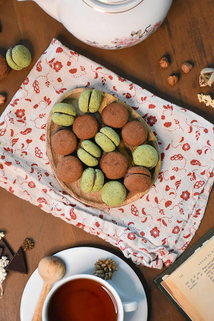 Baci di Dama - Cocoa & Pistachio