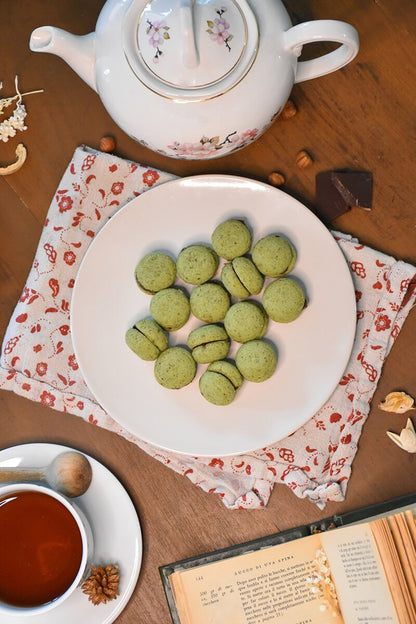Baci di Dama - Cocoa & Pistachio