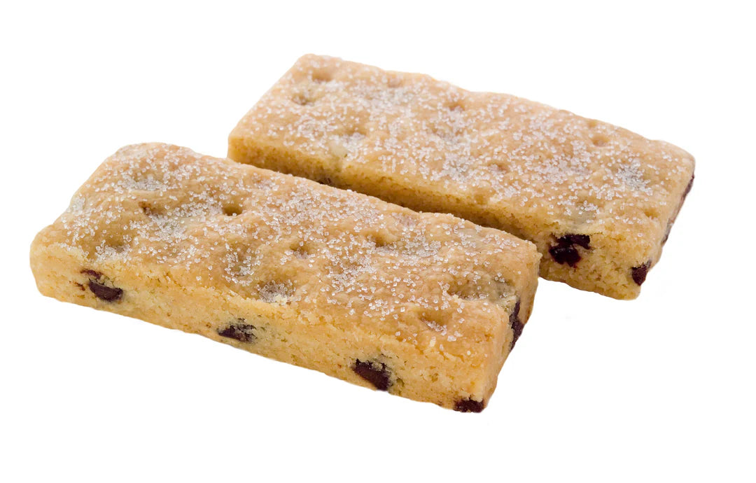170g Box of Truly Handmade Shortbread Fingers with Dark Chocolate & Orange